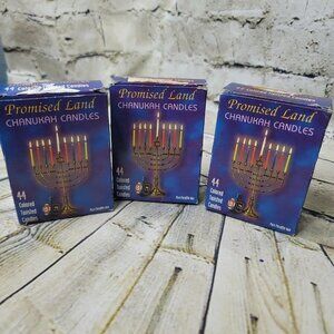 3 PACK Promised Land Chanukah Candles